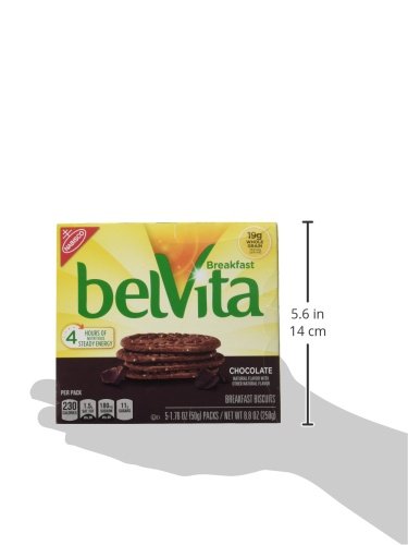 BELVITA CHOCOLATE BREAKFAST BISCUITS, 8.8 OUNCE (PACK OF 4)