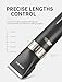WONER Hair Clippers Cordless Rechargeable Hair Trimmers Hair Cutting Kit Machine for Men, 2000mAh Lithium Ion, 8 Guards, Oil for Beginner Fathers Husband