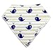 Jolly Jon Nautical Baby Bandana Drool Bibs - 4 Pack Baby Bib Gift Set - Nautical Drooling and Teething Babies – Thick Soft Absorbent Sea Bibs - Cotton Bibs for Boys and Girls
