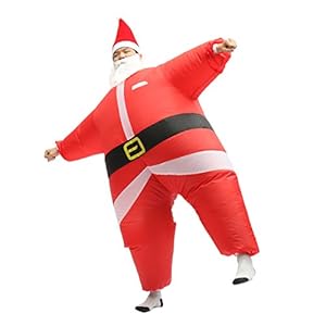 Chub Suit Inflatable Blow up Full Body Jumpsuit Costume (Santa)