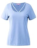 RENGA X NO BOTHER Women's V Neck Short Sleeve 3 STYLES T Shirts Tops