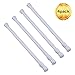 AIZESI Spring Tension Curtain Rods Short Tension Rod (White,27