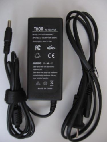 Thor Brand Replacement Ac Power Adapter Plug for Hp Pavilion Laptop Pc Models: Dv5210us Dv5215ca Dv5215us Dv5216ca Dv5216cl Dv5217cl Dv5218nr Dv5220ca Dv5220us Dv5222nr Dv5224nr Dv5225ca Dv5226ca Dv5230ca Dv5230us Power Cord Power Supply 65 65 Watt