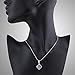 Sterling Silver Moonstone Healing Gemstone Square Pendant Necklace w/ 18