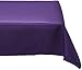 LinenTablecloth 60 x 102-Inch Rectangular Polyester Tablecloth Purple