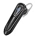 Bluetooth Headset for Safe Drive and Office BT 4.1 Wireless High-fidelity Headphones HD 20 hours Call Time Lightweight Handsfree Earpiece Earbuds with Noise Cancelling Mic for All Smartphone-Black.