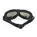 Vintage Motorcycle Goggles, Anti-UV Adjustable Motorcycle Glasses Motocross Pilot Scooter Goggles Harley for Kids, Men and Women