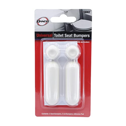 Danco 10062 Universal Bumper, for Use with Toilet Seats, Rubber, 1 Pack