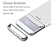 iPhone 5S Case, iPhone 5 Case, iPhone SE Case, COOLQO 3in1 Ultra-Thin Hard Matte Finish Plastic [Tempered Glass Screen Protector] Shockproof Electroplate Cover Skin for Apple iPhone 5SE (Silver)