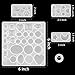 SUBANG Silicone Casting Molds Resin Molds - Silicone Resin Jewelry Making Molds and Tools Set with Wooden Stick, Plastic Spoons, Plastic Droppers,Cups and Glitter Powder Sequins, Total 48 Pieces