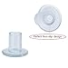 9 Pairs Stiletto High Heel Protector Shoes Stopper Cover Clear Cylinde Shape(3 Sizes)