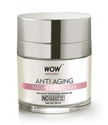 WOW Skin Science Anti Aging Night Cream - No Minerals And No Parabens - Infused With Matrixly 3000 Peptide, Hyaluronic Acid & Vitamin C - 50Ml 1 WOW Skin Science Anti Aging Night Cream - No Minerals And No Parabens - Infused With Matrixly 3000 Peptide, Hyaluronic Acid & Vitamin C - 50Ml