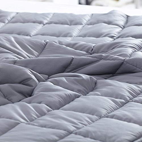 Waowoo Weighted Blanket Adult, 20lbs 60"x80" Blanket for Deeper Sleep