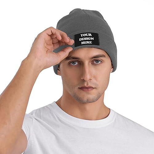 Embroidered Beanies No Minimum Custom Beanie Hat Add Your Logo - Main Image