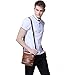 Small Leather Messenger Bag Men's Shoulder CrossBody Pusre Travel Bag Pack Organizer