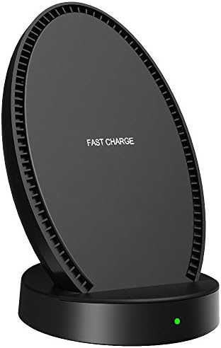 S9 Wireless Charger, Szeshine Fast Wireless Charger Stand with Cooling fan for IPhone x 8 8 Plus , Qi Certified Wireless Charger for Galaxy Note 9