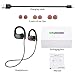 NEXGADGET Bluetooth Headphones IPX7 Waterproof Wireless Sport Earphones with Mic Stereo In-ear Earbuds with Bass and Noise Cancelling for Workout Running