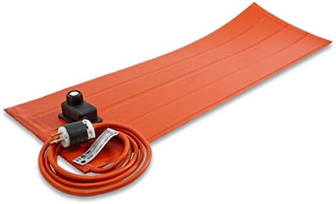BriskHeat SRL12361PADJ Heating Blankets with Control (SRL-ADJ/SRP-ADJ), Silicone Rubber
