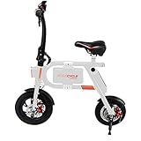 SWAGTRON SwagCycle E-Bike – Folding Electric Bicycle with 10 Mile Range, Collapsible Frame, and Handlebar Display
