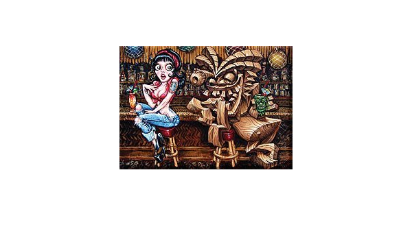 Dedo gordo artista DR para juego de beber dilema Tiki y ...