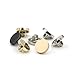 10PCS Sewing Flat Metal Button Shirt Coat Suit Buckle Buttons(11.5mm, Silver)