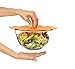 Charles Viancin - Pumpkin Silicone Lid for Food Storage and Cooking - 11''/28cm - Airtight Seal on Any Smooth Rim Surface - BPA-Free - Oven, Microwave, Freezer, Stovetop and Dishwasher Safe