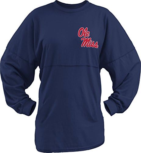 NCAA Ole Miss Rebels Junior's Big Time Outline Sweeper, Medium, Navy