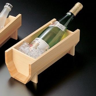 Yamako White Wooden Wine Cooler 12334 from Japan