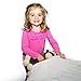 Jumbo Storage Bean Bag - Cover only - “Soft ’n Snuggly” Comfy Fabric Kids Love - Elephant - Store Stuffies, Extra Blankets & Pillows Too