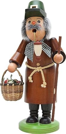Räuchermännchen Pilzsammler - 28cm