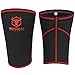 Knee Sleeves 7mm (1 Pair) - High Performance Knee Sleeve Support For Weight Lifting, Cross Training & Powerlifting - Best Knee Wraps & Straps Compression - For Men and Women (Black/Red, X-Large)