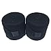 Russian Knee Wraps with Velcro for Weightlifting, Crossfit (Black)