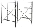 Six Set New Flip Lock 5' X 5'1" X 7' Masonry Scaffolding Frame Sets CBMSCAFFOLD