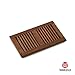 WELLAND® 6-inch X 12-inch Brazilian Cherry Louvered Type Hardwood Vent Floor Register Self Rimming Unfinished