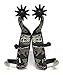 AJ Tack Men's Black Steel Reining Horse Spurs