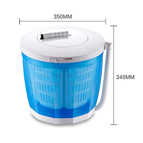 Portable Manual Washing Machine Hand Cranking Mini Washer Dual Wash