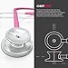 MDF Instruments, MD One Stainless Steel Stethoscope, Adult, Fuschia Tube, Silver Chestpieces-Headset, MDF77732
