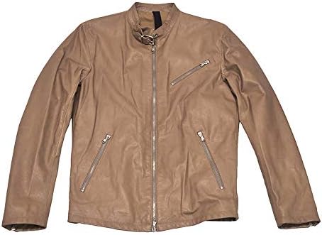 Musherv レザージャケット メンズ 革ジャン ベージュ 新商品 新型 Mmua4104 正規取扱店