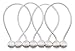 Brighter Decor Magnetic Curtain Tiebacks | Premium Curtain Holdbacks | Replace Your Curtain Hooks or Clips | Live a Brighter Life | 4-Pack, Silver