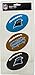 NFL Carolina Panthers Kids Softee Football (Set of 3), Small, Blue