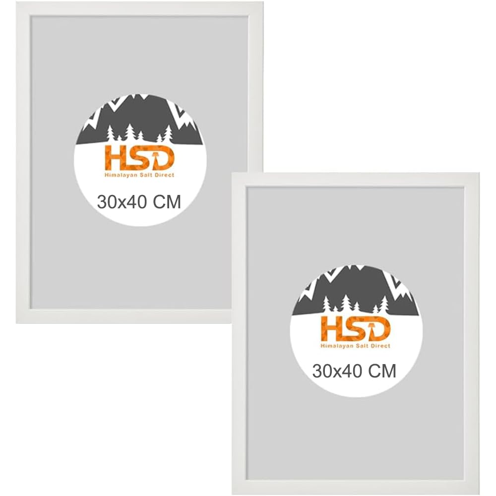 HSD Picture Frames White 30x40 Photo Frame - Set of 2