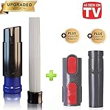 【2019 Upgraded】 Universal Dusty Brush Vacuum Attachment, Duster Cleaning Tool, Flexible Dirt Dust Cleaner Tooling, Dust Sweeper Vac Pro Cleaner Accessories, Tiny Suction Tubes, Remover Tools