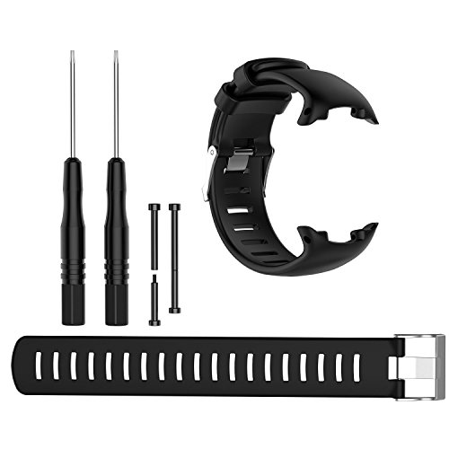 QGHXO Band for Suunto D4 / D4i, Classic Replacement Soft Wristband for Suunto D4 / D4i Novo Watch, F QGHXO Band for Suunto D4 / D4i, Classic Replacement Soft Wristband for Suunto D4 / D4i Novo Watch, F