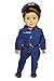 Brittany's My Police Officer Outfit Compatible with American Girl Boy Dolls- 18 Inch Boy Doll Clothes