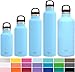 Simple Modern 32oz Ascent Water Bottle - Stainless Steel Hydro Swell Flask w/Handle Lid - Metal Double Wall Vacuum Insulated Blue Reusable Tumbler Aluminum 1 Liter Cold Leak Proof - Robin's Egg