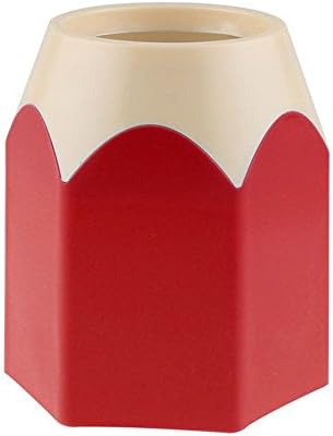 New Stationery Container Fashion Makeup Brush Pen Pencil Pot Holder Organizer (Red)