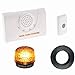 Warehouse Buzzer Doorbell Kit - Commercial Wireless Doorbell System with Flashing Strobe light for Noisy or Commercial Environments