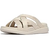 FitFlop Women's, F-Mode Go Webbing Flatform Strappy Slide Sandal