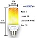 LED Flame Effect Light Bulb {UPDATED for 2018} DOWNWARD and UPWARD Fire Flickering Simulation Indoor Outdoor Lightbulb Standard E26 Socket, Cool Interior Exterior, Holiday, Atmosphere, Home Decor