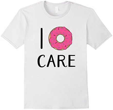 Men's I Donut Care T Shirt Small White